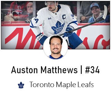 Hokejové Dresy Auston Matthews